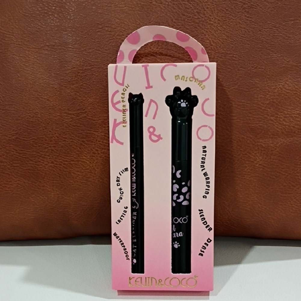 Karin & Coco Black Mascara And Eyeliner Set
